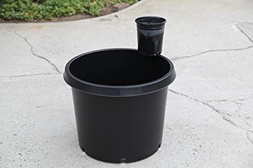 CBM 2-20 галон премија црна пластична расадник сад за градинарски садови за садови