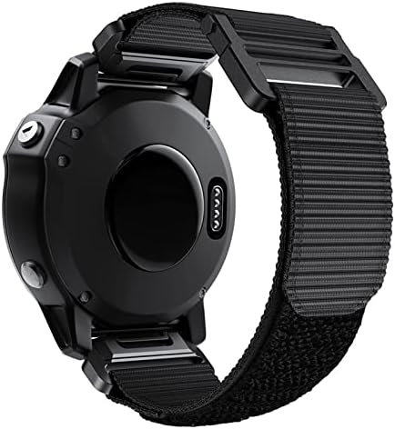 FNDWJ за Garmin Watch Bands компатибилни Fenix ​​7x 6x Pro GPS 5x 3HR Descent Mk1 Mk2 Titanic Velcro Strap 26mm Брзо ослободување
