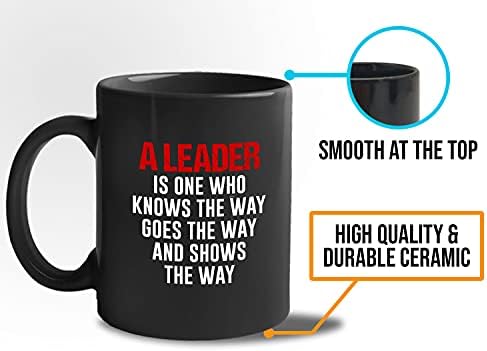 Меурчиња прегратки за лидерство за кафе - водач е оној кој го знае патот - менаџер за мотивационо охрабрување, шеф на шеф професија
