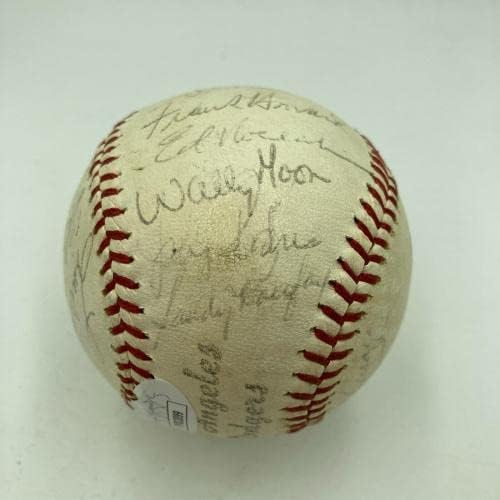1963 година во Лос Анџелес Доџерс екипа на Светска серија, потпишан бејзбол ЈСА Коа - Автограмирани бејзбол