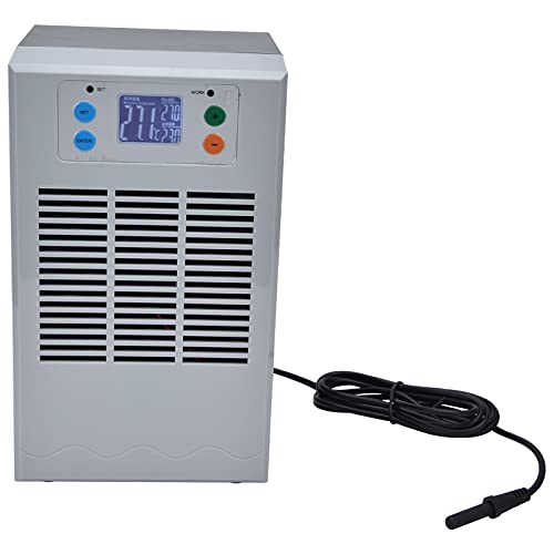 Електронска вода чилер ABS метал аквариум Дигитално ладење машина за греење 20L 70W STC - 200‑240V мали чилери за аквариум за аквакултура