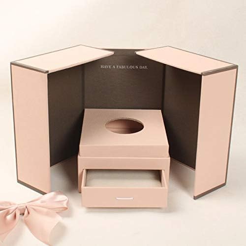 Квонк Креативен Накит Со Двојна Врата Од Високата Класа Цветна Кутија За Денот На Вљубените Розова Кутија Роза Вечен Цвет Кутија