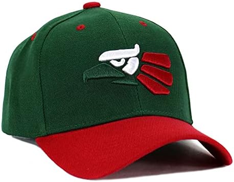 Мексиканска мексико капа Хехо Ен Мексико орел Аггуила прилагодлива лента назад заоблена сметка за бејзбол капа