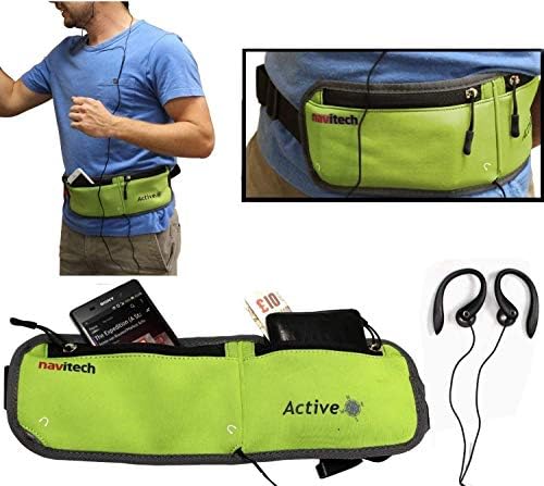 Navitech Green MP3/MP4 трчање/џогирање Отпорен на спортски појас/лента за половината компатибилен со CFZC 16GB