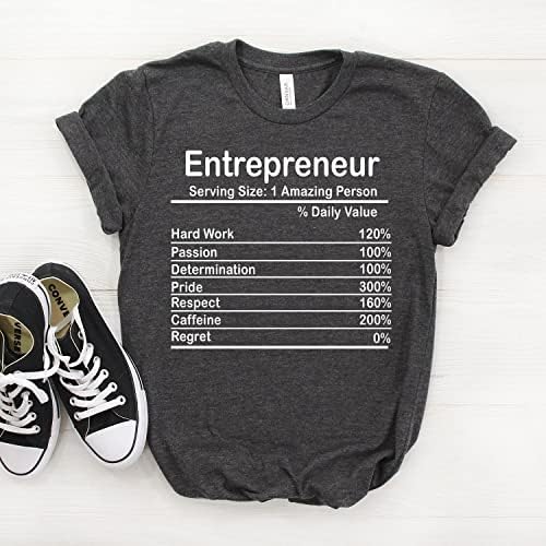 Претприемач исхрана факти кошула Кошула Кошула Кошула претприемач Подарок милијардер подарок шеф бебе кошула