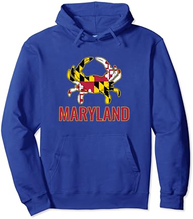 Државно знаме на Мериленд, Худи, Мериленд Стејт Сина рак знамето пуловер качулка