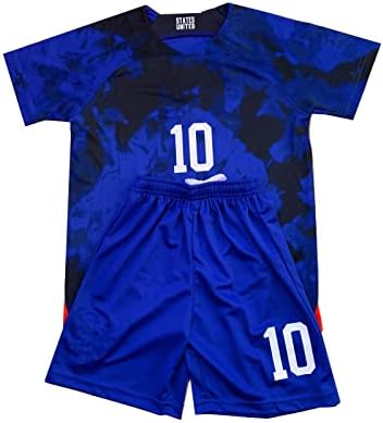 Луоксинг-Вен Детска младина Фудбал Jerseyерси Момци Фудбалска кошула Кратка младост 10 Униформи Навивачи за момчиња за девојчиња за момчиња