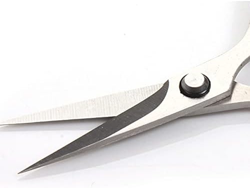 Ножици на Amabeagyjd за канцелариски ножици од не'рѓосувачки челик - сет од 1 парчиња е удобен за мали и големи раце - повеќенаменска