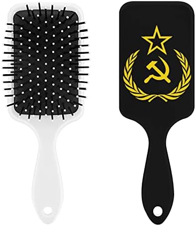 ССР комунизам икона четка за коса симпатична четка за перниче за перничиња за мажи за жени женски подарок