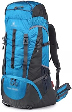 CZDYUF 80L планинарски ранец за кампување спортски ранец за планинарење торба со голем капацитет (боја: црна, големина
