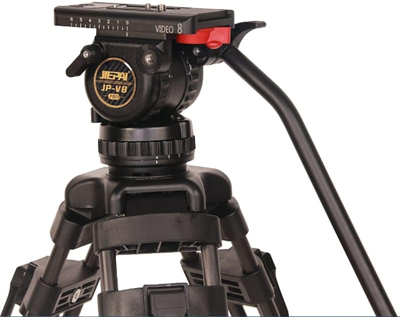 Фотографска Опрема Jiepai V8 Pro Професионални Емитува Тешки Видео Камера Статив Со Течност Главата