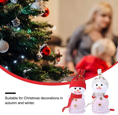 Бестојард Божиќен Снешко Торби За Подароци За Празнични Забави И Украси За Новогодишни Елки Третира Божиќни Бонбони За Бонбони Кеси За Божиќни