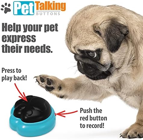 Копчиња За Кучиња За Снимање На Хамбурбаби-Копчиња За Зборување За Комуникација Со Миленичиња-Игри &засилувач; Работи за Кучиња-Копче