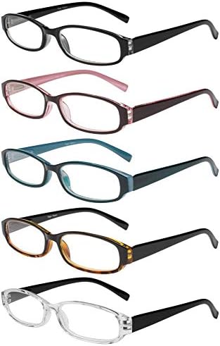 Успех очила за очила за очила 5 пара пролетни шарки за модни читатели на мода за мажи и жени