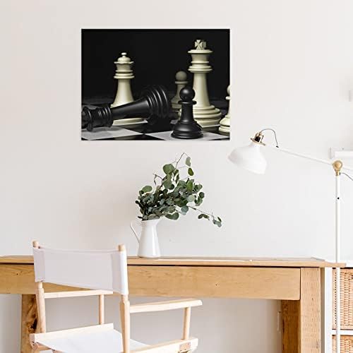 Wallидни постери Меѓународни шаховски постер платно отпечатоци wallидни уметнички слики платно wallид декор дома украс дневна соба декор