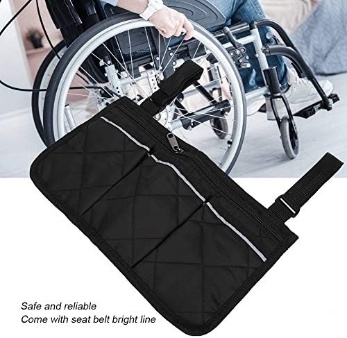 Странична торба за инвалидска количка на џојгл - Универзална џебна торба за одмор на рака за скутери и електрични инвалидски колички