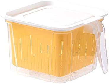 Гуоларизи Кујна Запечатена Кутија Транспарентна Пластична Рачка Фрижидер За Храна Со Капак За Складирање Кујна,Јадење &засилувач; Бар