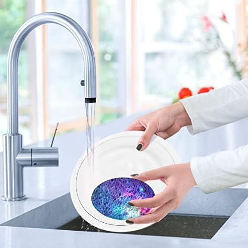 Алаза Универзум Галакси Небула вселенски вселенски облак чистење сунѓер за миење садови за чистење кујна не-гребење 3 чистење сунѓери
