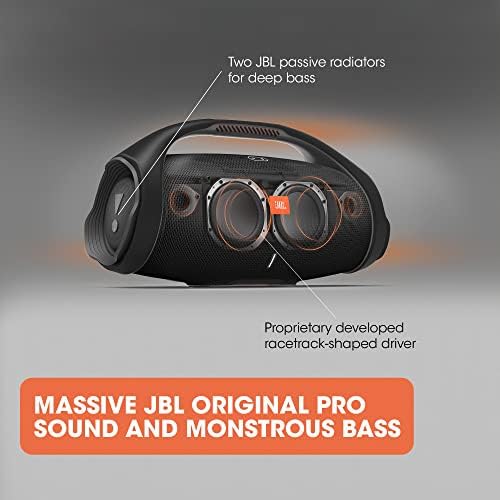 JBL Boombox 2-Пренослив Bluetooth Звучник, Моќен Звук И Монструозен Бас, IPX7 Водоотпорен, 24 Часа Време За Играње, Powerbank, JBL