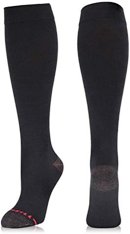 NEWZILL Компресија Фустан Чорапи 15-20mmHg За Мажи &засилувач; Жените Памук Богата Удобно Чорапи НАЈДОБРИТЕ Чорапи За Трчање