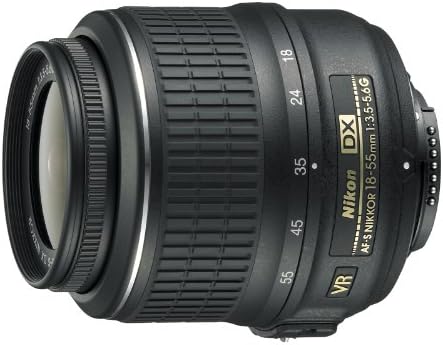 Nikon 18-55mm f/3.5-5.6g AF-S DX VR Nikkor Zoom Lens-Бела кутија