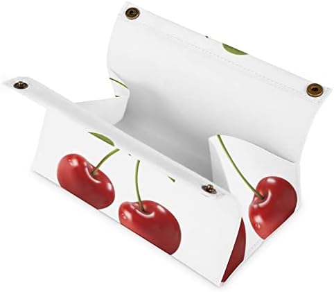 Кутија со цреша ткиво покритие декоративни држачи за салфетка хартија