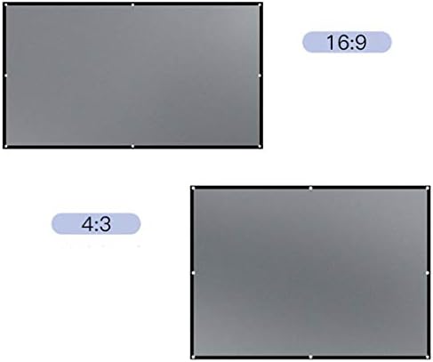 Werfds преклопување на проекторот завеса полиестер мека едноставна завеса за преклопување филм за завеси за завеси дома, отворено