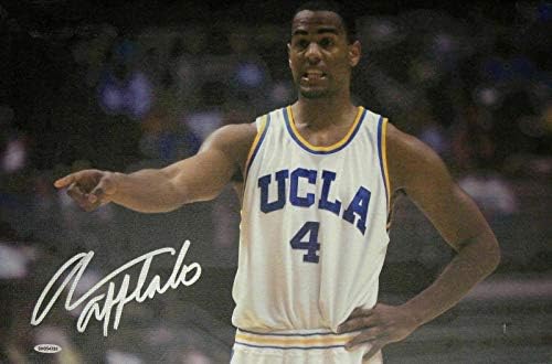 Арон Афлоло потпишано автограмирано 22x32 испружено платно UCLA Bruins UDA - Автограмирана НБА уметност