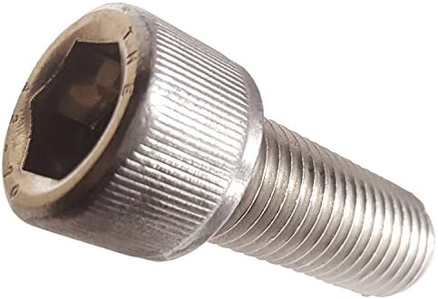 Завртки за капаче на главата на приклучокот, M14-2.0 x 130мм, не'рѓосувачки челик A2-70, хексадецимален приклучок груба нишка, хексагонален