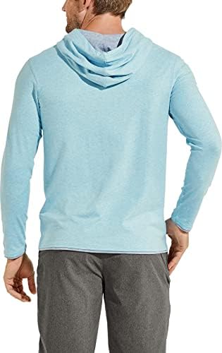 Coolibar upf 50+ машка оаза пуловер качулка - Заштита на сонцето