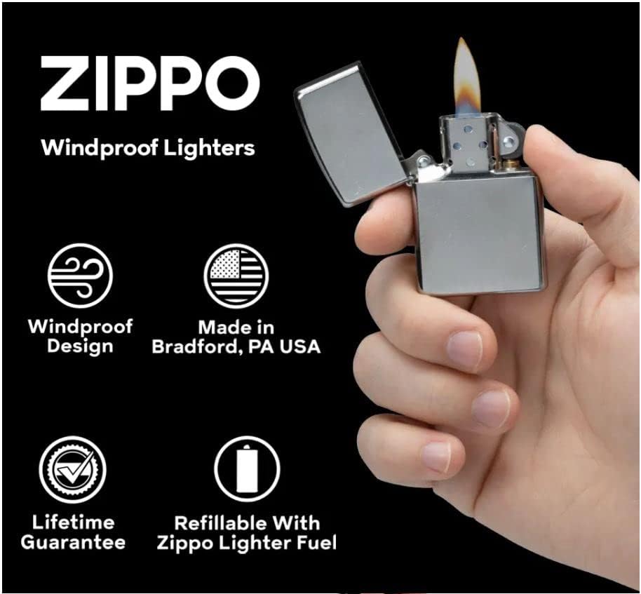 Зипо запалка - лисја дизајни затворено на отворено ветерно светло запалка