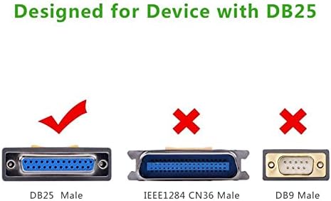 UGREEN USB Паралелно Порта Пакет IEEE1284 CN36 Печатач Кабел Адаптер
