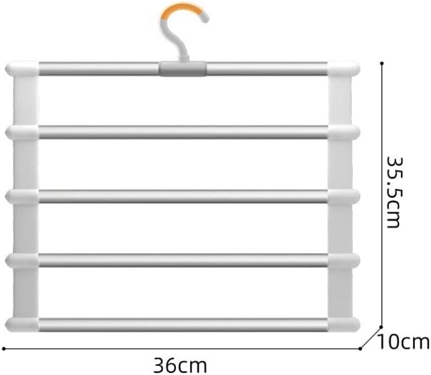 SAWQF преносни панталони за складирање панталони решетката за повеќекратни решетки за складирање