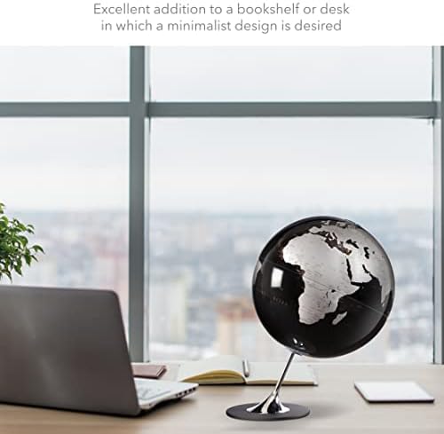Вејпоинт Географски Англо 10 Дијаметар Декоративни Светски Глобус Со Стенд-Агол Монтажа-Пондерирани Без Врвот Дизајн-Убава Боја