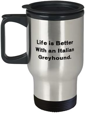 Италијанско куче Грејхунд за пријатели, животот е подобар со, еднократно италијанско куче за патување со кучиња Greyhound, пат патно