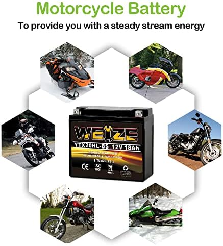 YTX20HL-Bs Батерија, Високи Перформанси - Одржување Слободно Запечатени AGM ETX20HL BS Мотоцикл Батерија