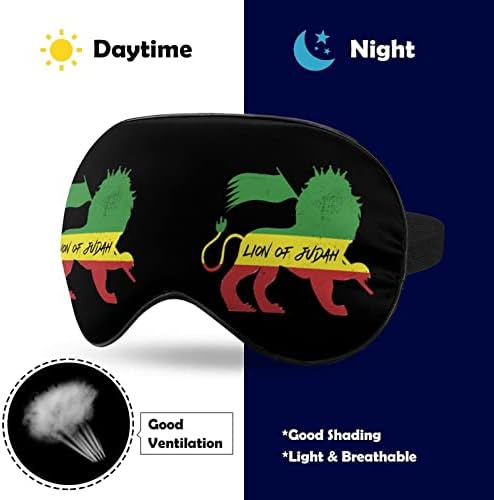 Лав Раста Реге Музика Јамајка Знаме Маска За Очи За Спиење Затемнување Ноќно Врзување Со Прилагодлив Ремен За Мажи Жени Патуваат