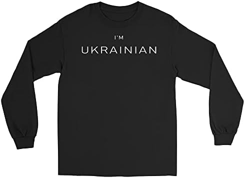 Претседателот на Банисиворлд Володимир Зеленски - натпис Јас сум кошула за долги ракави на украински мажи