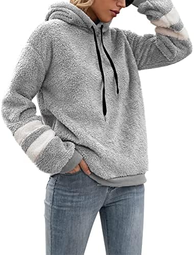 Женски џемпери пролет 2023 година лабава лабава долга ракава пулавер кадифен џемпер обичен пулвер руно џемпер