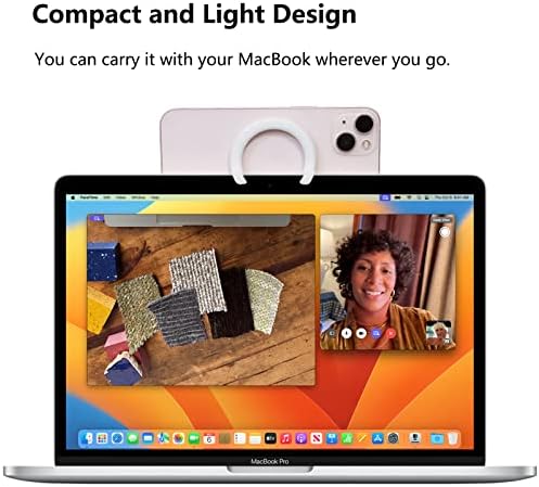 Континуитет на фотоапаратот TeyOUYI за MacBook, веб -камера за iPhone за iOS 16 & MacOS Ventura, за iPhone 12, 13 & 14 серија, компатибилен