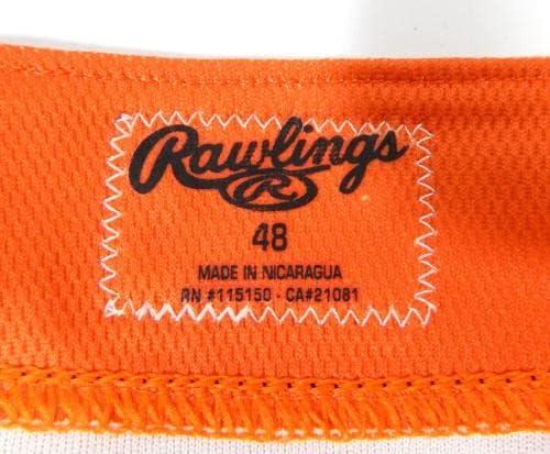 Greeneville Astros 68 Игра користеше портокалова маичка 48 DP32969 - Игра користена МЛБ дресови