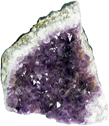 Природен бразилски кристал аметист бургундска боја на бојата 7,1 инчи до заштита, мудрост, рамнотежа, виталност и духовно покачување