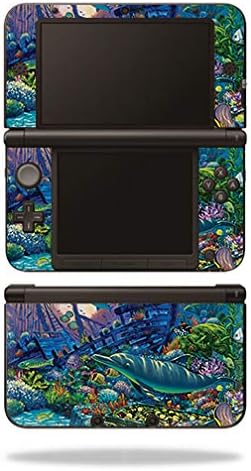 MOINYSKINS кожата компатибилна со Nintendo 3DS XL оригинал - потопено богатство | Заштитна, трајна и уникатна обвивка за винил | Лесен за