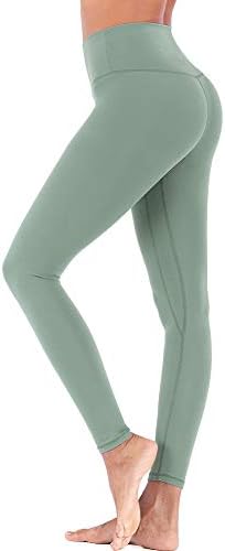 Ехоин женски јога нозе - мека контрола на мека стомакот, панталони со високи половини