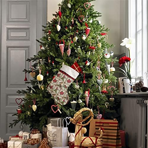 WXBDD Божиќни божиќни чорапи Нова Година Подароци Кенди Кенди Божиќни украси за домашно дрво што висат украси
