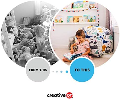 Креативни QT Полнети Чување На Животни Грав Торба Стол - работи ' n Седат Организација За Деца Играчка За Складирање-Големина Дете