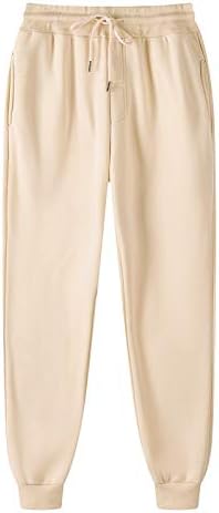 Uofoco mens sweatpants, цврста боја случајна лабава лабава џемпери повеќебојни хип-хоп панталони за спортско вежбање јога ски
