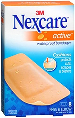 Активни завои на Nexcare, дополнителна перница, колено и лактот, 8 ct.