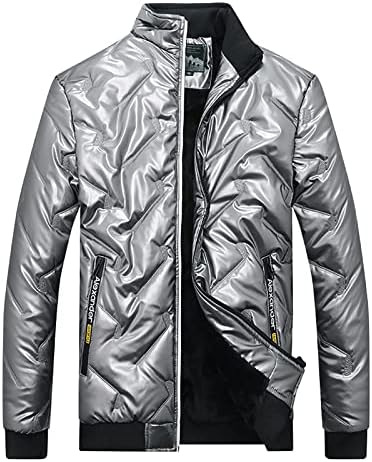 Есен јакна Човечки клуб плус големина со долга ракав модерна џебна јакни удобност густа цврста боја ветровитоф качулка3