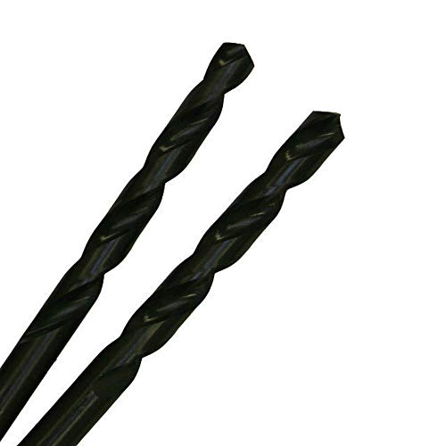 HSS Twist Metal Driph Bits Bitse Steel, пакет од 10, погоден за челици, леано железо, не'рѓосувачки челик, бакар и други тврди метали